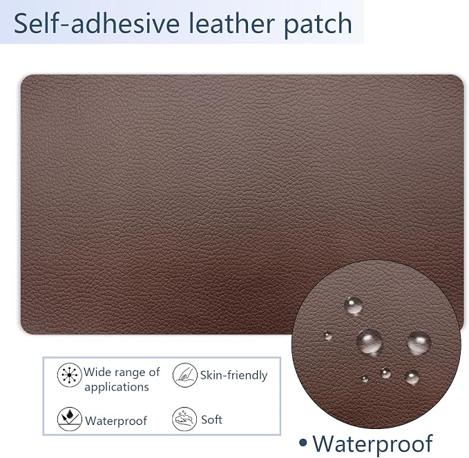 Self Adhesive Leather Repair Patch, 8×12 Inch Sofa Leather Repair Patch - Image 3