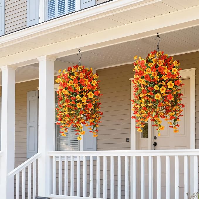 INQCMY Artificial Fake Flowers Plants - Image 6