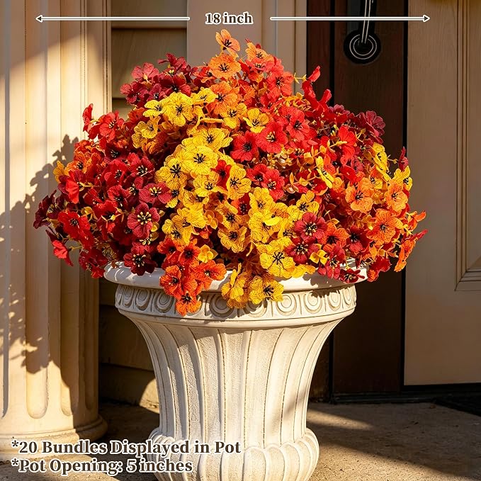 ColoPlay 20 PCS Artificial Mums - Image 4