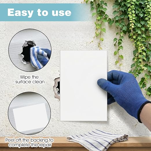 10 Pcs Vinyl Siding Repair Kit- 7.87×5.9" Adhesive Vinyl Siding Patch Cover | - Image 5