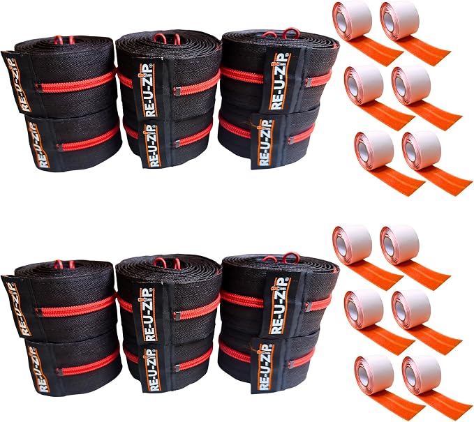 RE-U-ZIP Reusable Dust Barrier Zipper, Fail-Safe™, Replaceable & Lockable by RE-U-ZIP