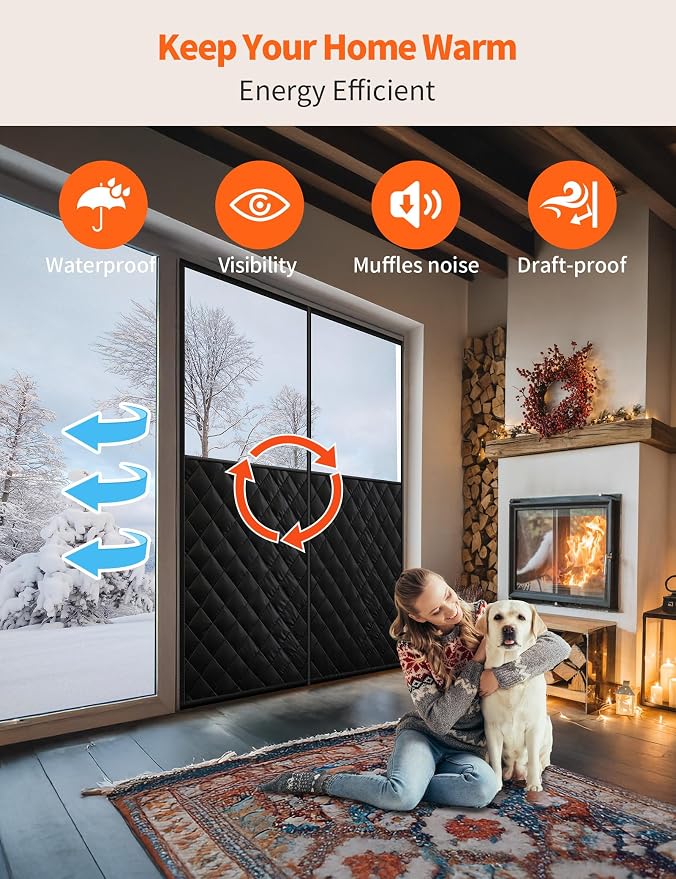 Magnetic Thermal Insulated Door Curtain - Image 3