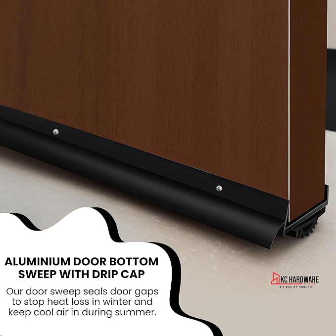 U Shaped Aluminum Door Bottom Sweep - Image 6