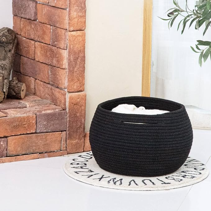 Goodpick Round Woven Rope Storage Basket - Image 7