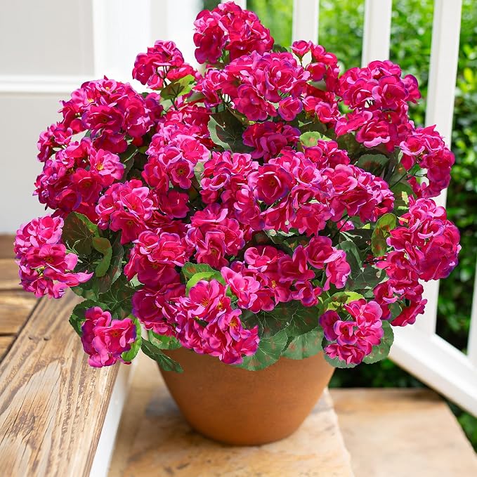 Artificial Geranium Fake Flowers by HyeFloraartificialflowers