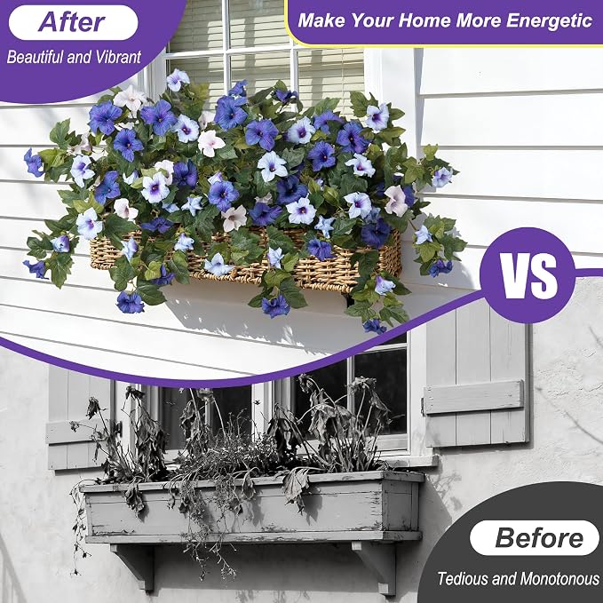 Ammyoo Artificial Fake Petunia Flowers - Image 3