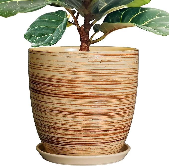 12 Inch Planter Pot Ceramic Plant Pots by EPFamily