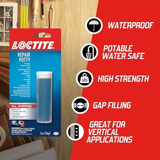 Loctite Epoxy Multi Purpose Repair Putty, 2 oz Stick, 6 Pack - Image 4