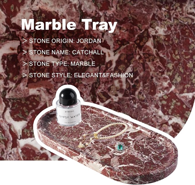 Norway Natural Marble Tray, Catchall Tray - Image 2