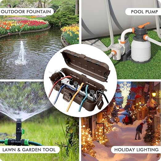 RESTMO Outdoor Electrical Box Waterproof, Extension Cord Cover | IP54 - Image 8