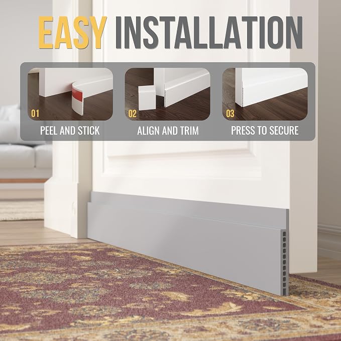 SYIPO Door Draft Stopper for Huge Gap, Adjustable - Image 6