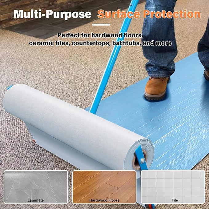 Temporary Floor Protection for Construction, Renovation, Protector Film for - Image 9