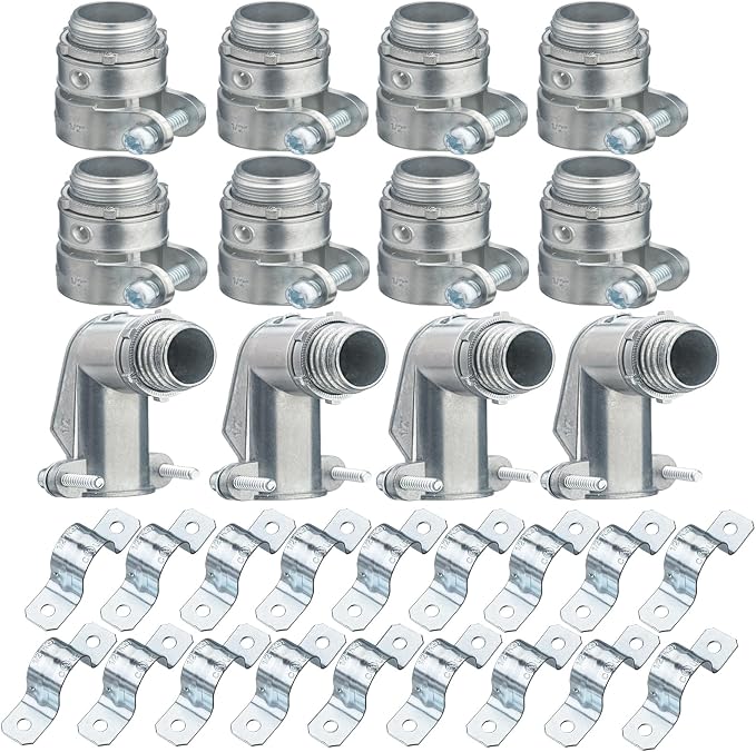 Yariwiz Steel Conduit Kit Include 8 Pieces Couplings by Yariwiz