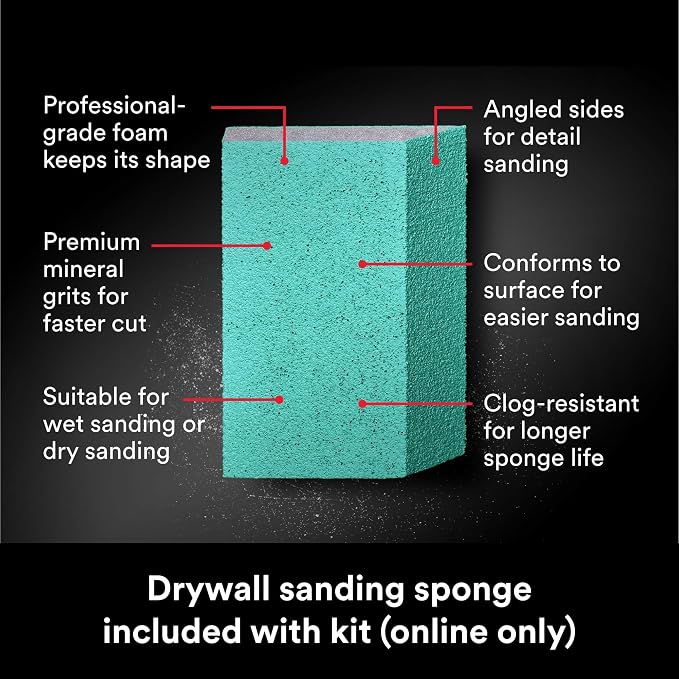 3M High Strength Large Hole Repair Kit, Includes Spackling Compound 12 oz - Image 2