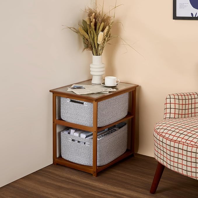 MiniArk Large Storage Baskets for Shelves, Baby Nursery, Toy Baskets Box - Image 8
