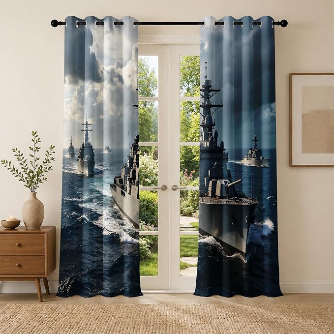 Naval Warships Blackout Curtains - Image 3
