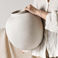 White Ceramic Vase by LETAUCIGARDEN