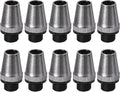 uxcell Cable Glands Strain Relief Cord Connector Grips Metal Black 10Pcs by uxcell