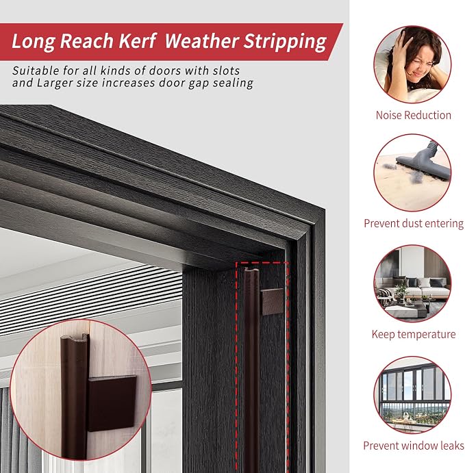 40 Feet Long Reach Weather Stripping Door Seal - Image 3