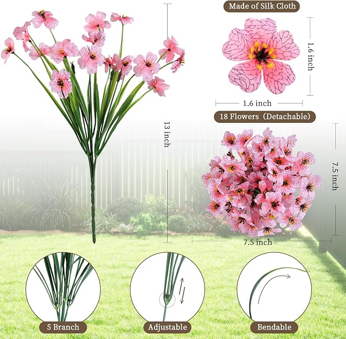 ColoPlay 24 Peach Bundles Artificial Flowers - Image 2
