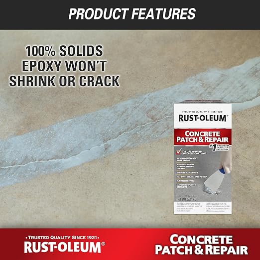 Rust-Oleum 301012 Concrete Patch & Repair, 24 oz - Image 3