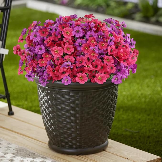 24PCS UV Resistant Artificial Flowers - Image 3