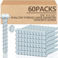 Tandefio 60 Pack 3/8 x 2-1/2" Concrete Anchors and Screw Kits Galvanized | by Tandefio
