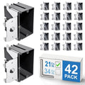 1-Gang Adjustable PVC Electrical Outlet Box 21 Cu in. PVC Junction Box by OhLectric