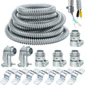 Yariwiz Flexible Steel Electrical Conduit Steel Conduit Kit by Yariwiz