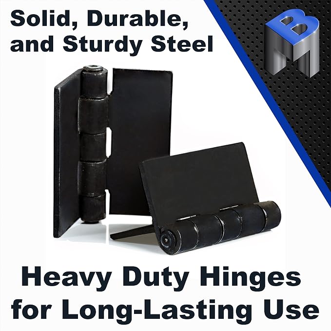 Heavy Duty Weldable 6 Pairs 4" x 4" Gate Hinges-Steel Butt Hinge/HVY Gates - Image 6