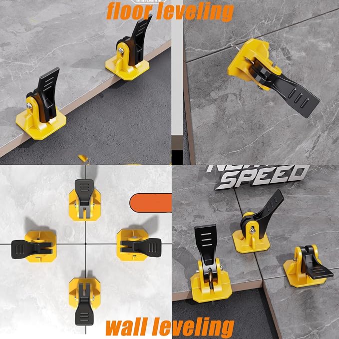 Tile Leveling System Kit 1/8 Tile Spacers Reusable 50pcs Leveler Tile Tools - Image 7