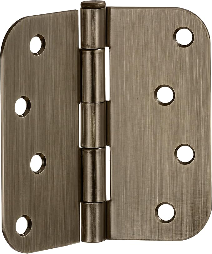 Design House Interior Door Hinge, Antique Brass | 5/8" Radius, Traditional - Image 4