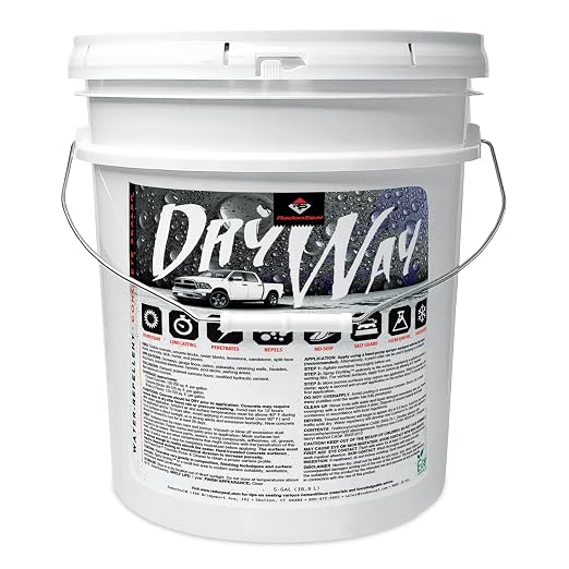 DryWay Silane Siloxane Penetrating Concrete Driveway Sealer, Natural Finish | by RadonSeal