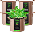VIVOSUN 5-Pack 7 Gallon Plant Grow Bags Fabric Pots by Unknown