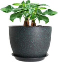 UOUZ 12inch Large Plant Pot, Modern Plastic Planter by UOUZ