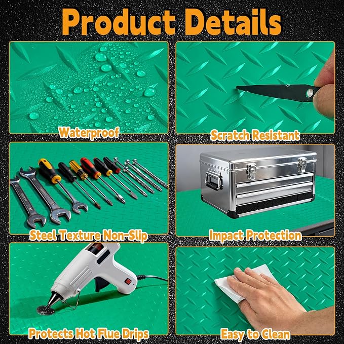 Workbench Mat, 2 mm Thick Scratch & Stain Resistant Surface - Image 3