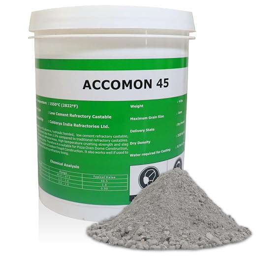 Castable Refractory Cement high Temp- 2822F Rated by Simond
