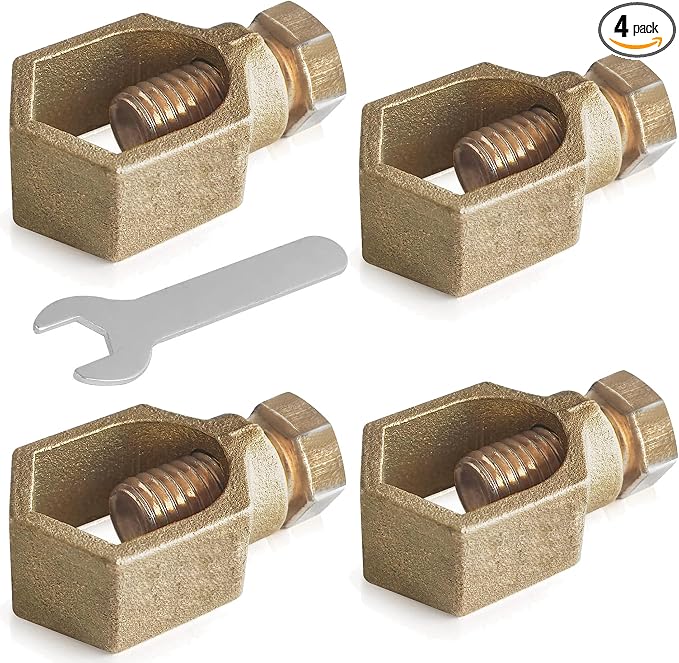 Copper Ground Rod Clamp by Unknown