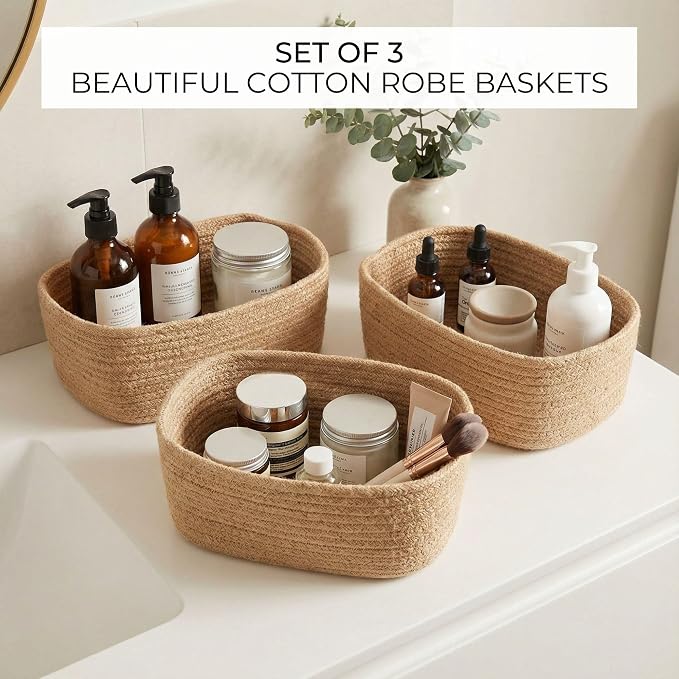 Beautiful Storage Basket Set of 3 - Image 3