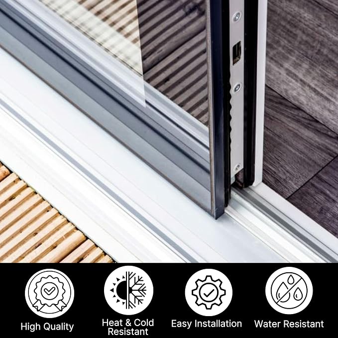 KC Hardware Aluminium Sliding Screen Door Bottom Track, Patio Door Track - Image 7