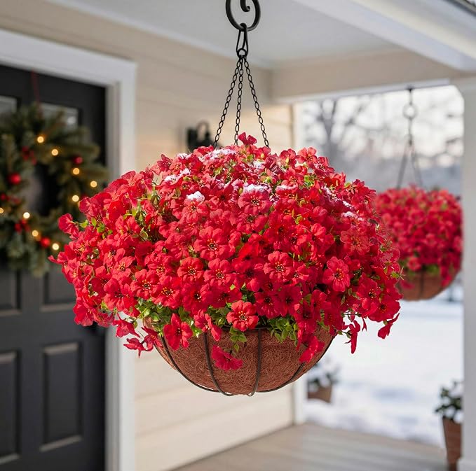 Hananona 24 Pcs Artficial Outdoor Flowers - Image 3