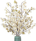 Ammyoo 4 Pcs Artificial Cherry Blossom Flower Branches, Bulk Silk Faux Flowers by Ammyoo