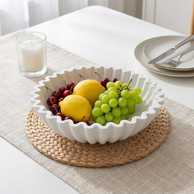 Songtec Concrete Decorative Bowl, Fruits and Home Decoration - Image 5