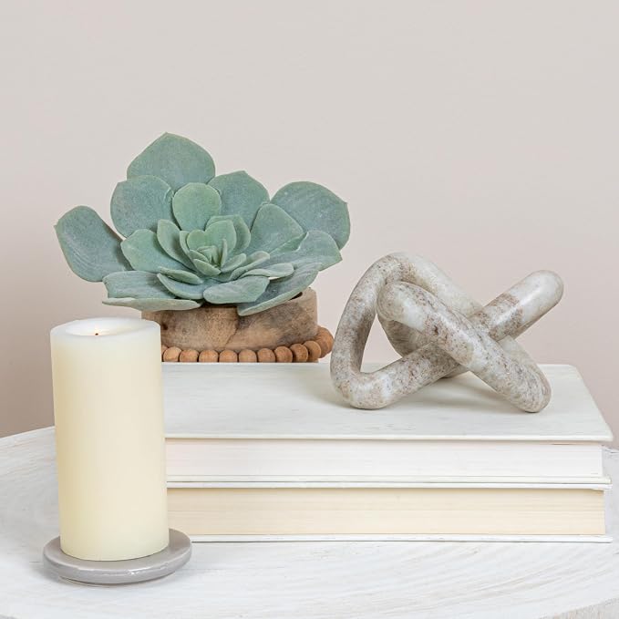 Creative Co-Op Modern Decorative Marble Link Knot - Image 8