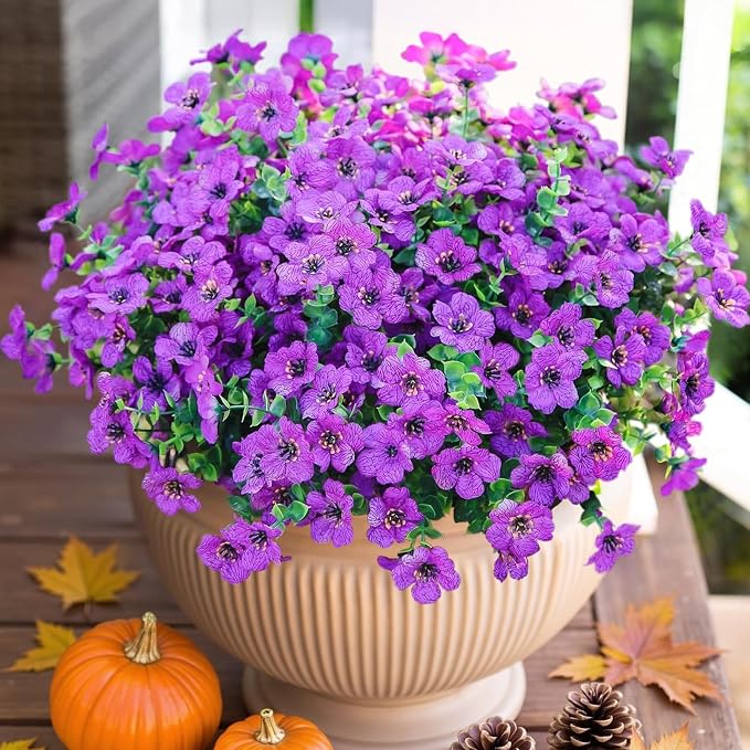 Artificial Flowers for Outdoor Indoor Garden Home Decoration, Faux Flower Daisy by HyeFloraartificialflowers