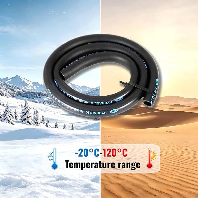 Dishwasher Drain Hose Replacement 6FT, 7/8 Inch ID Rubber Hose - Image 5