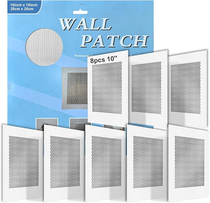 8Pcs 10 Inch Drywall Patch, Wall Repair Patches Wall Hole Repair Patch | Large by Ausvrkkit