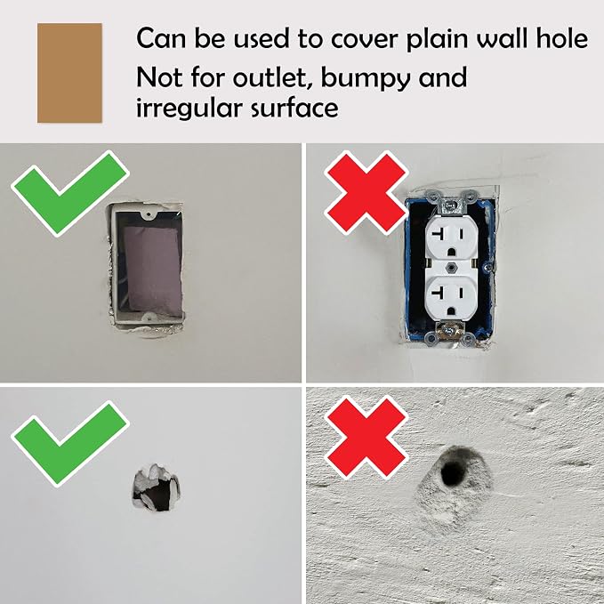 Rubber Bond Self-Adhesive Rubber Wall Outlet Cover Plate 5 Pack - Image 7
