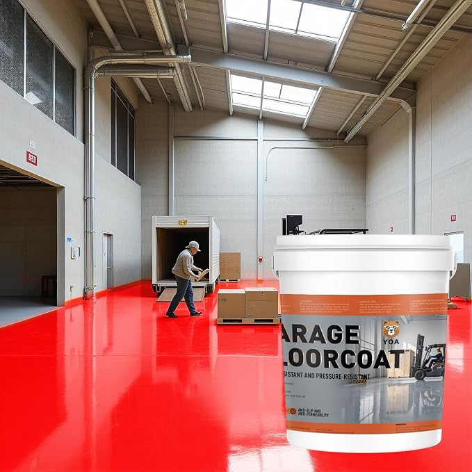 YOA Professional Floor Coating, Acrylic Concrete Paint, Suitable - Image 7