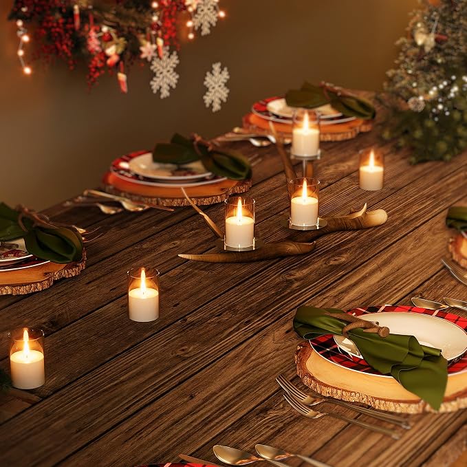 VIODAIM 6Pack Flickering Flameless LED Candles - Image 8